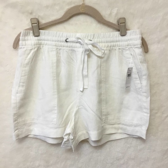 GAP Factory White Pull-On Utility Shorts - Picture 3 of 10
